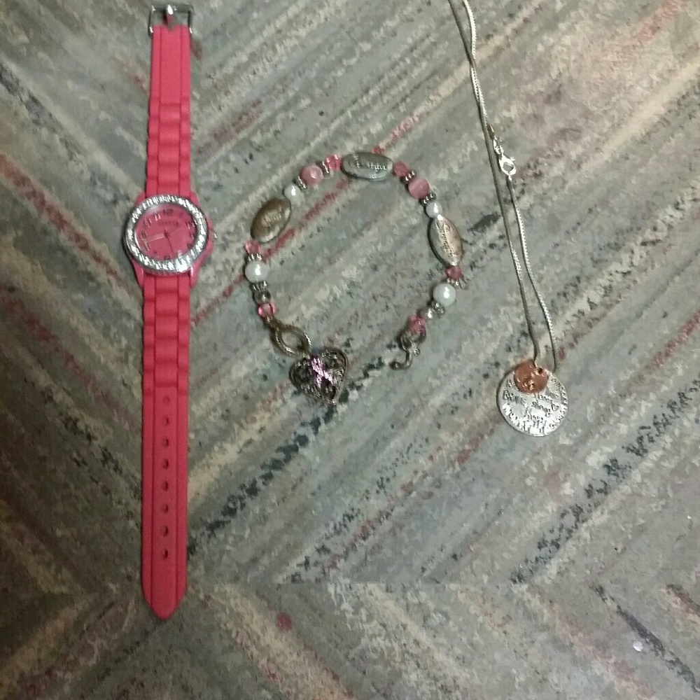 Brest cancer awareness jewelry